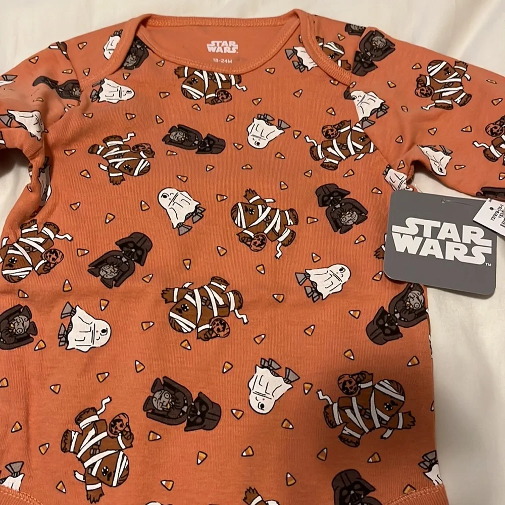 Star Wars Halloween baby onesie
